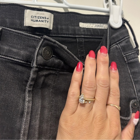Citizens of Humanity Chrissy Size 25 Black Jeans - Picture 4 of 9